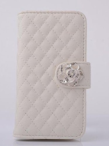 inShang Apple 4.7 INCH IPHONE 6 CASE Elegant with card slots Stand and wallet case function design Leather look pu Leather stand cover CASE FOR iPhone 6 (White)