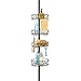 Produktbild InterDesign Twigz Bathroom Constant Tension Corner Shower Caddy for Shampoo, Conditioner, Body Wash, Soap – Pack of 2, Bronze