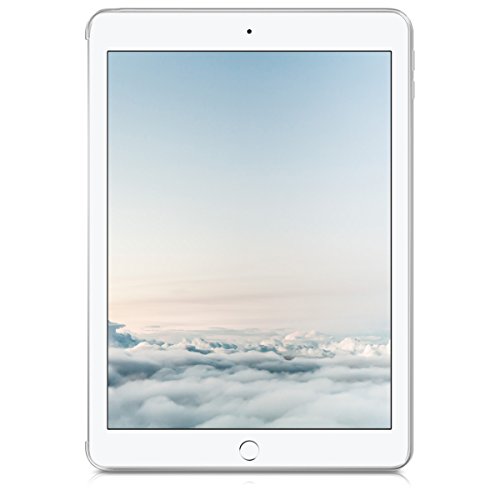 kwmobile Hülle für Apple iPad 9.7 (2017) – Smartcover Kompatibles Backcover Case Tablet Schutzhülle TPU Silikon – Tabletcase Cover Transparent - 2