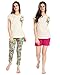 AV2 Women Cotton Top Pyjama & Shorts Set RS.929.00