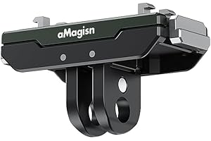 Rszfnjxry Supporto magnetico a sgancio rapido compatibile con Insta360 Ace Pro 2/Ace Pro/Ace e X5 (metallo)