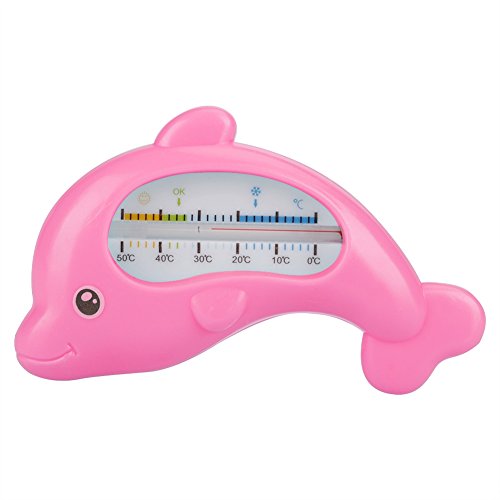 Preisvergleich Produktbild Baby Badethermometer Wasserthermometer und Badespielzeug Baby Bad Schwimmthermometer Spielzeug Thermometer für Sicherheit Bad Pflege(Pink)