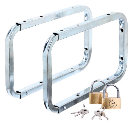 GAH-Alberts 802622 Leiterhaken, abschließbar, 216 x 138 mm, 2 Stück im Set