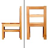 Zweier Set: Betten-ABC Bubema Kinderstuhl aus massiver Kernbuche, Natur geölt, extra stabil - 3