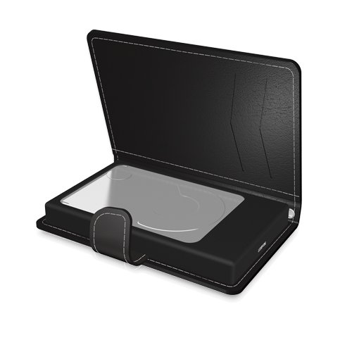 Icy Box IB-255U3 Externes USB 3.0 Gehäuse (Etui aus Gummi/Kunstleder) für 2,5″ (6,35 cm) SATA HDD/SSD mit SATA III und UASP Unterstützung schwarz - 4