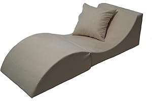 Velinda Sofá Plegable, cómodo, Relajante, 3 en 1, Puff, Mesa