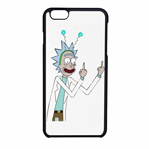 Rick and morty rick finger Iphone 6 - Iphone 6s Case funda white plast