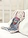 Sigikid Comforter Dog (White with Dark Blue Stripes)