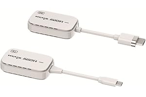 camgeet Émetteur et récepteur USB-C à Affichage sans Fil HDMI, Regarder des films, des émissions et la télévision en direct en HD 1080p, Applicable à l'ordinateur portable/moniteur/projecteur