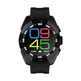 Kivors® Bluetooth Smart Watch Fitness Tracker Uhr mit Herzfrequenz Armband Aktivität Tracker Gesundheit Schrittzähler Monitor Sport Armband Armbanduhr Telefon für iPhone IOS und Android Smartphones - 2