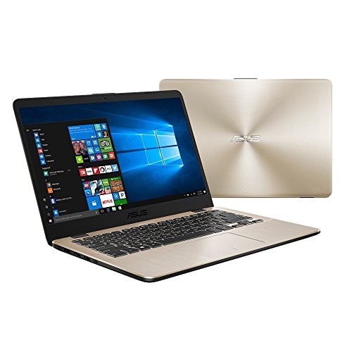 ASUS VivoBook X405UA-BM003T 14-inch Gold Laptop Intel Core i3-7100U 2 4 GHz Processor  4GB RAM  128GB SSD  Full HD Display  1920 x 1080 Resolution   H