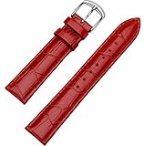 Uhrenband Uhrenarmband Umweltfreundliches Leder Gurt Wasserdicht und atmungsaktiv Verschleiß- und Kratzfestigkeit Unisex 190 * 20 mm