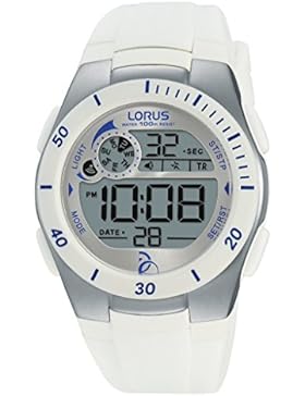 Lorus Watches Unisex-Armbanduhr Novak Djokovic Foundation Digital Quarz Kautschuk R2379KX9