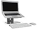 Produktbild Bramley Power Premium Qualität Aluminium Laptop Ständer für Apple Macbook Pro/Air, Dell, Lenovo, HP, Fujitsu und alle 27,9 cm zu 38,1 cm Laptops (Adjustable Height, Silver)