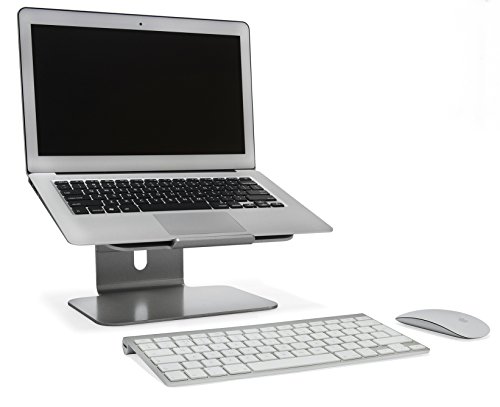 Bramley Power Aluminium massiv höhenverstellbar Laptop Schreibtisch Ständer für Apple Macbook Pro/Air und alle Laptops