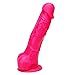 Produktbild SM&WD Flüssig Silikon Simulierter Dildo Super Soft Sucker Weiblich Masturbation Farbe Simulation Spiegel High Tide Produkt Länge 16.5cm, red