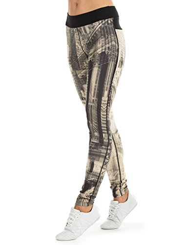 Winshape Damen Functional Power Shape Tights Leggings „Push-up“ PUL101, New York, Winshape Slim Style Fitness Freizeit Sport Yoga Workout