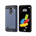 Produktbild LG G Stylo 2 / LG Stylus 2 LS775 Hülle LifeePro Premium Qualität Ultra Slim Dual Schicht TPU + PC [Anti-Scratch] Schock Absorption Handytasche Anti-slip Bürsten Schutz Hülle für LG G Stylo 2 / LG Stylus 2 LS775 Navy blau
