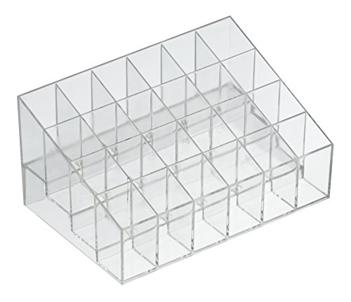 TRIXES Transparentes Kästchen für Make-Up, Lippenstift und Kosmetik zur Aufbewahrung - 5