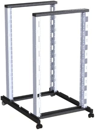 21U 482.6mm (19") Open Frame Rack Enclosure - 800mm Depth - Light Grey - Server Network Cabinet