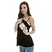 Bearsland Women's Maternity Nursing Tank Top and Cami Shirts Black UK Size 12-14
