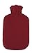 Produktbild Wärmflasche Faba Care by Sänger 2 L, kuscheliger Fleecebezug, Naturgummi, 1 Seite Lamellen, Gummiwärmflasche, Rubinrot