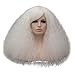 Produktbild AMUSTER Damen Perücke Kurz Fasching Glatt Haar Wig für Kostüm Party Cosplay Verschiedene Farben (40 cm)