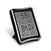 Produktbild Digitales Thermo Hygrometer Thermometer, Hizek Innen Außen Hygrothermograph Temperatur- und Feuchtemessgerät mit Temperatur Alarm geeignet für Autos, Haus, Büro--Schwarz