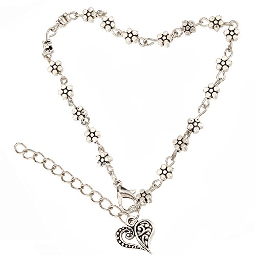 Merssavo Damen Fußkettchen Boho Knöchel-Armband Strand Fußkettchen Schmuck - 3