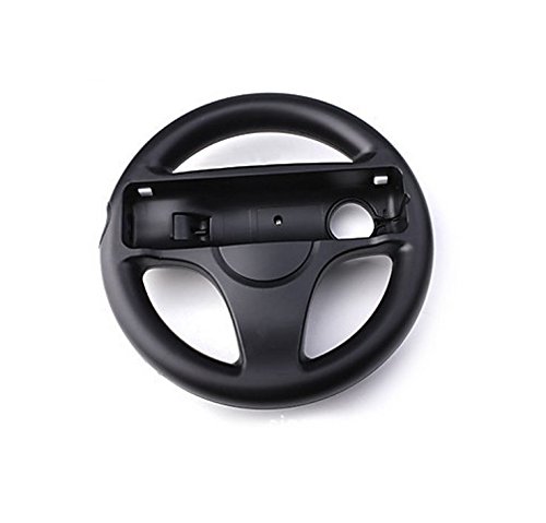 Preisvergleich Produktbild ma-on Wii Mary Spiele Lenkradfernbedienung Griff – Schwarz