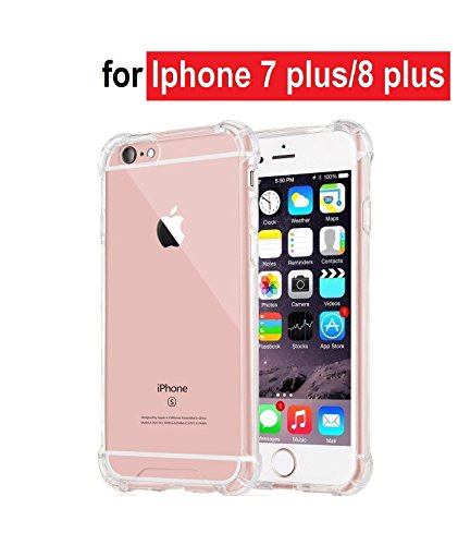 kalgidhar e com® Anti Shock [Bumper Corners with Air Cushion Technology] Back Cover for Apple iPhone 7 Plus/iPhone 8 Plus