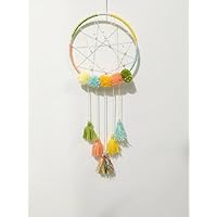 Handgemachter Individualisieren Boho Chic Bohemien Kinder Traumfänger - Bommel und Quasten Traumfänger - Bohemien Wand Dekoration - Geschenk