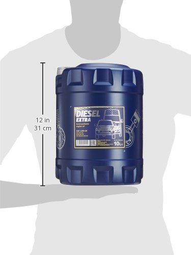 MANNOL Diesel Extra 10W-40 API CH-4/SL Motorenöl, 10 Liter - 2