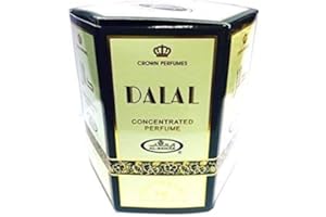 INSMART Business Square Pack de 6 Musc Parfum Al Rehab Dalal 6ml 100% Huile