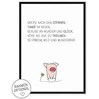 Poster Geburt Baby Kinder Zimmer Geburt Spruch Leben Liebe Spruche Fine Art Print Poster Kunstdruck Plakat Modern Ungerahmt Din A 4 Deko Wand Schwangerschaft Personalisiertes Geschenk Wenn Aus Liebe Leben Wird