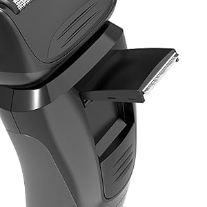 Remington PF7400 Comfort Series Plus Foil Shaver and Beard Trimmer, Black/Silver - Image 4