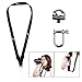 Price comparison product image Adjustable Neck/Shoulder Lanyards, Mount Compatible with GoPro, Quick Install Tripod Mount Screw and a Microfiber Cleaning Cloth - Fast and Secure Connection to Your GoPro, DSLR or Camera
