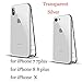 Produktbild Pnizun - magnetische Adsorption Telefonkasten für iPhone XS Max XR 8 X Fall Magnetic Ausgeglichenes Glas zurück Telefon-Kasten für iPhone 7 Fall [transparent Silber für iPhone XR]