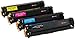 Price comparison product image Set of 4 INK INSPIRATION® Compatible Laser Toner Cartridges for HP Laserjet CM1312 CM1312nfi CP1514n CP1515n CP1518ni | Replacement for HP 125A CB540A 2,200 Pages CB541A CB542A CB543A 1,400 Pages
