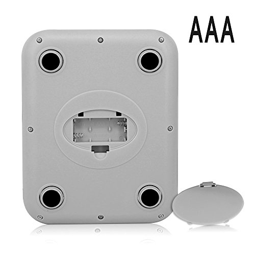 VersionTech Edelstahl Optik Multifunktionelle Digitale Küchenwaage Haushaltswaage mit Hoher Präzision bis zu 1g Maximalgewicht 5kg – Grau - 9