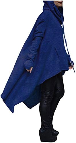 Aumir Women's Tunic Sweatshirts Dress Asymmetrical Hem Loose Casual Hoodies Jumper Pullover Tunic Tops