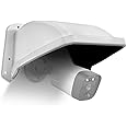 (Security Camera Cover)Universal Outdoor Camera Cover, Sun Rain Shade Camera Cover Shield for Dome/Bullet, Stick Up Cameras, Camera Weather Cover, Weatherproof (white ABS)