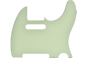 KAISH American Vintage 5 Hole Tele Pickguard TL Guitar Pick Guard Scratch Plate do Tele/Telecaster Mint Green 3 Ply