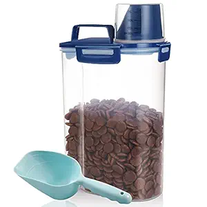 Kytely Small Dog Food Storage Containe Blue