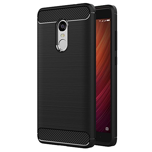 Funda Xiaomi Redmi Note 4   Xiaomi Redmi Note 4X  iVoler Negro S  per TPU Silicona Carcasa Fundas Protectora con Shock- Absorci  n y Dise  o de Fibra de Carbon Para Xiaomi Redmi Note 4   Xiaomi Redmi Note 4X