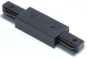 QUB Focus Iluminación de riel Alimentación Central Carril 1 fase - i-acoplador - Negro