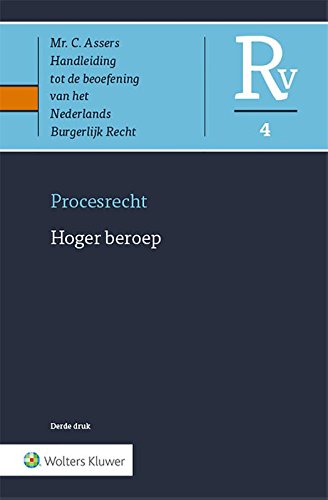 Preisvergleich Produktbild Asser procesrecht 4 hoger beroep