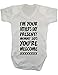 I'm Your Fathers Day Present, Mummy Says You Are Welcome! Baby Vest Grow Onesie