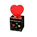 Produktbild PK Green 9cm Herz Lampe Stimmungslicht mit Farbwechsel - Tischlampe für Kinder, Valentinstag Deko, Romantische Lampe
