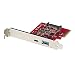 Produktbild LINDY 51052 Karte USB 3.1 2 Ports PCI Express rot